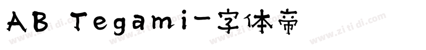 AB Tegami字体转换